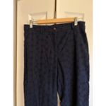 Ann Taylor  Eyelet Pants – Size 6 – Navy Blue Photo 3