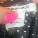 Glamorous  Black and White Polkadot Short Sleeve Blouse Photo 1