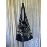 Polynesian Handmade Hawaiian Reversable Tribal Shoulder Hobo Beach Shopping Bag Purple Photo 2