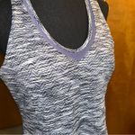 MPG gray white lavender racer back tennis golf dress built in shelf bra size L Size L Photo 4