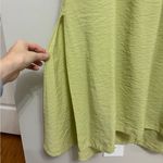 COS  Popover Flowy Collared Sleeveless Shirt Dress in Light Green - Size US 4 Photo 5