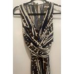 Donna Morgan ‎ Designer Women's Sleeveless Animal Print Dress Black White Size 6 Photo 1