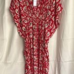 Anthropologie NWT Rujuta Sheth One Size Kaftan Dress Red Pattern Photo 0