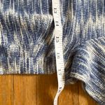 Ann Taylor  Women's Patterened Short Sleeve Dress Size 2P Blue & White Photo 12