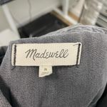 Madewell  Utility Popover Shirtdress Shirt Dress Denim Washed Black size Medium Photo 6