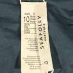 Seafolly NWT X Revolve Shine on Brazilian Bikini Bottoms in Blueprint Photo 4