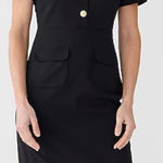 NWT J. Crew Black Collared Italian Bi Photo 0