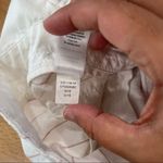 Athleta Beachside Bali Linen Shorts White Stripe Size 0 Photo 7