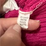 Gap Fuchsia Cotton Cable Knit Sweater Size S Photo 3
