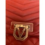 Mario Valentino Valentino Quilted Red Mario Mini Handbag Photo 9