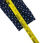 Vintage Polka Dot Navy Blue Blazer Skirt Suit Set Womens Made in USA Medium Photo 10