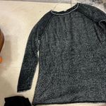 Free People  Lenox Tunic Sweater Small Onyx Combo S/M Photo 9