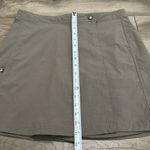 L.L.Bean High Rise Hiking Skort Brown Travel Casual Stretch Skirt Size 10 Photo 5