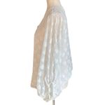 Vine & Love Looks Like Love White Textured Heart Blouse Photo 6