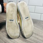 Polo Ralph Lauren Vintage Sneakers Women's 10B Tan Canvas Lace Up Casual Shoes Size 10 Photo 3