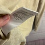 La Fee Maraboutee front tie, gold shimmer sweater, size XS, France Tan Photo 7