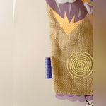 Vintage Transversion Sparkly Beaded Textured Tote Y2K Whimsy Dreamy Artsy Photo 2