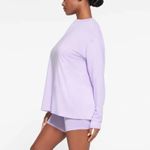 SKIMS NWT boyfriend longsleeve Henley shirt in lily Photo 1