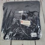 Mer Sea Souk Knit Tunic Black One Size Loose 100% Cotton V Photo 10