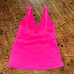 La Blanca hot pink scalloped modest barbiecore tankini swim top Photo 1