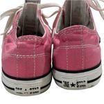 Converse One Star lace up low top sneaker pink and white size 5 juniors girls Photo 2