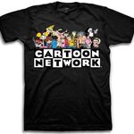 Cartoon Network  Black Graphic Tshirt Photo 0