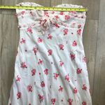 LAIT Collection Pink Floral Strapless NWT Size M, Fits like L in the bust Size M Photo 6