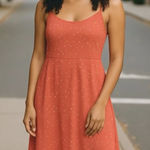 Thread and Supply Women Pink & Polk-a-Dot Sleeveless Dress Photo 0