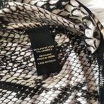 MILANO snake skin print pattern long sleeve Sheath dress brown/black size Large Photo 5