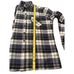 The Vermont Flannel Co Shirt Medium Blue Plaid Outdoor Gorpcore Made In USA Photo 7