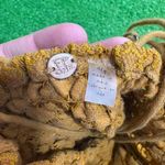 Free People Women's Small One Adela Lace Flowy Slip Dress Gold Boho Retro Photo 6