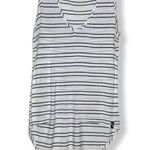 Michael Lauren  Striped High Low Tank Top Photo 0