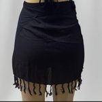 Zuliana 100% Rayon Beach Cover Up Skirt Size Small New With Tags. Black Photo 2