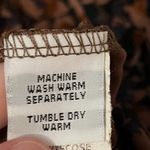 Cut Loose casual knee length dress size small brown printed fall neutral minimal Photo 7