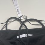 Susana Monaco New x Revolve Halter Neck Body-Con Mini Dress Medium Black Photo 3