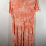 Torrid  NWT Tie Dye Flowy Kimono Cover Up Flutter Sleeve Dress Size 1X Photo 3