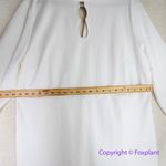 Eloquii New! keyhole dress with scarf ivory off white sheath , 24 Photo 6
