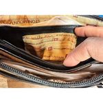 Stone Mountain Handbag Bonded‎ Leather Trifecta Little Black Purse W/ Crossbody Photo 12