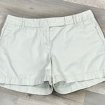 Loft  Flat Front Cotton Twill 4” Chino Shorts Stone Beige 6 Photo 0
