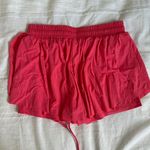 Amazon red flowy shorts NWOT Photo 2