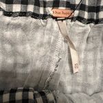 Free People  Black & White Plaid  Womens Pants XS Wide Leg Photo 5