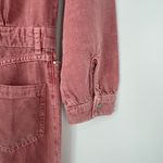 Ba&sh  Women's Pink Long Sleeve‎ Point Collared Dova Denim Jumpsuit Size XS Photo 14
