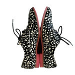 DV Dolce Vita Animal Print Calf Hair Oxford Leather Flats Beige Brown Lace Up 6 Black Photo 9