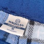 Magellan outdoors Magellan blue plaid fleece pajama bottoms size medium Photo 2