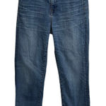 J.Crew Straight Jeans Womens 27 Blue Vintage Cropped Premium Cone Denim Stretch Photo 0