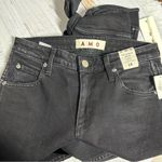 AMO Tie Ankle Jeans Size 26 Black Magic Photo 8