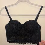 Windsor Lace + Gem Black Bra Top - Strapless Optional Photo 0