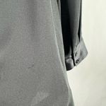 Eileen Fisher Long Sleeve Silk Bateau Neck Tunic Dress in Black Size Extra Small Photo 6