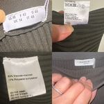 Akris Punto Faux-Wrap Ribbed-Knit Pencil Skirt βTeakβ Gray/Brown Size US 10 π Photo 14