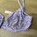 Savage x Fenty Nine to Five Lavender Lace Bra Photo 5